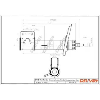 Amortisseur avant droit Dr!ve+ DP1610.10.0022