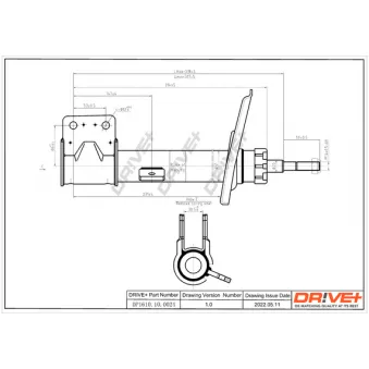 Amortisseur avant gauche Dr!ve+ DP1610.10.0024