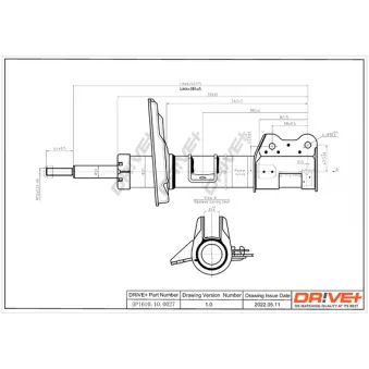 Amortisseur avant droit Dr!ve+ DP1610.10.0027