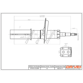 Jeu de 2 amortisseurs avant Dr!ve+ DP1610.10.0029