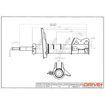 Amortisseur avant gauche Dr!ve+ DP1610.10.0030