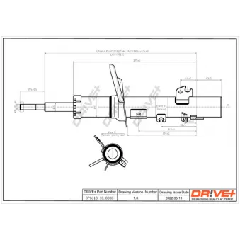 Amortisseur avant droit Dr!ve+ DP1610.10.0038