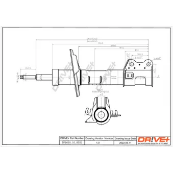 Amortisseur avant droit Dr!ve+ DP1610.10.0052