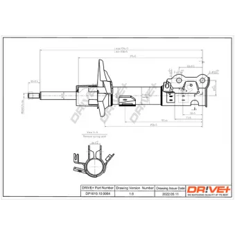 Amortisseur avant droit Dr!ve+ DP1610.10.0064