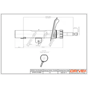 Amortisseur avant droit Dr!ve+ DP1610.10.0069