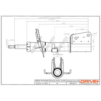 Jeu de 2 amortisseurs avant Dr!ve+ DP1610.10.0094