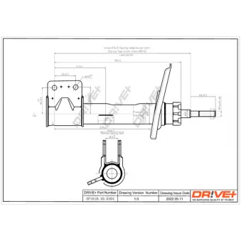 Amortisseur avant droit Dr!ve+ DP1610.10.0104