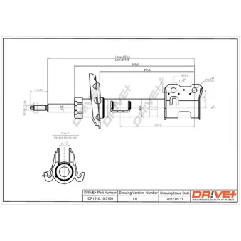 Amortisseur avant droit Dr!ve+ DP1610.10.0108