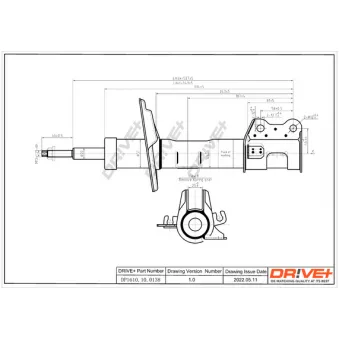 Amortisseur avant gauche Dr!ve+ DP1610.10.0138
