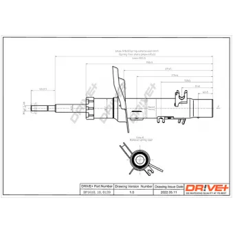 Amortisseur avant droit Dr!ve+ DP1610.10.0139
