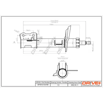 Amortisseur avant droit Dr!ve+ DP1610.10.0156