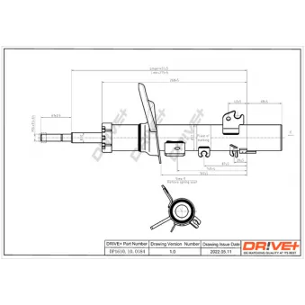 Amortisseur avant droit Dr!ve+ DP1610.10.0184