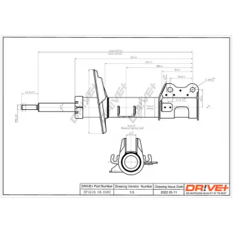 Amortisseur avant droit Dr!ve+ DP1610.10.0203