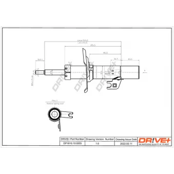 Amortisseur avant droit Dr!ve+ DP1610.10.0205