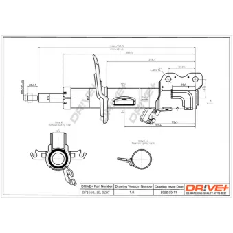 Amortisseur avant droit Dr!ve+ DP1610.10.0207