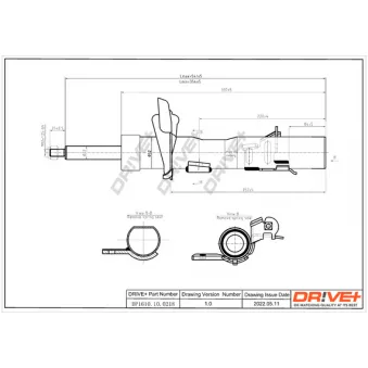 Amortisseur avant droit Dr!ve+ DP1610.10.0218