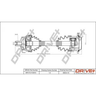 Arbre de transmission Dr!ve+ DP2110.10.0013