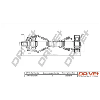 Arbre de transmission Dr!ve+