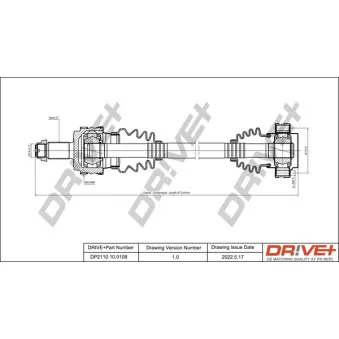 Arbre de transmission Dr!ve+