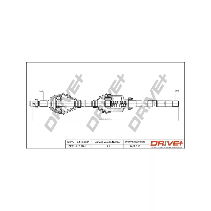 Arbre de transmission Dr!ve+ DP2110.10.0201