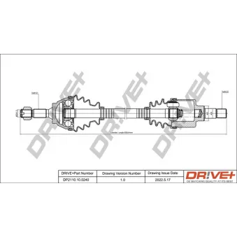 Arbre de transmission Dr!ve+