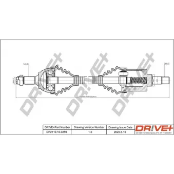 Arbre de transmission Dr!ve+