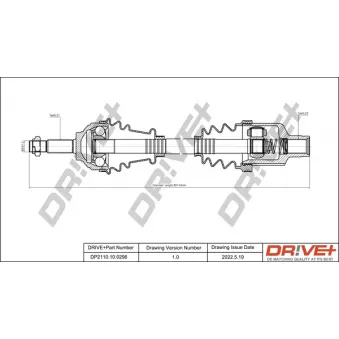 Arbre de transmission Dr!ve+