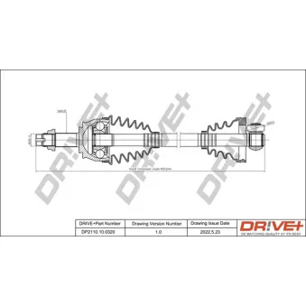Arbre de transmission Dr!ve+