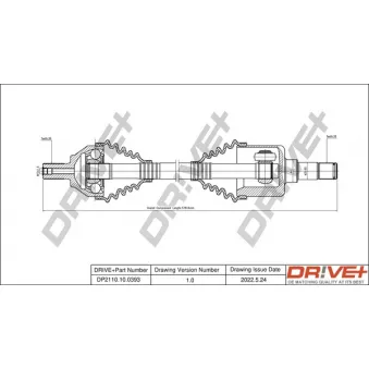 Arbre de transmission Dr!ve+