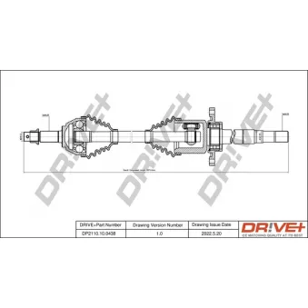 Arbre de transmission Dr!ve+