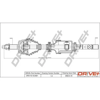Arbre de transmission Dr!ve+