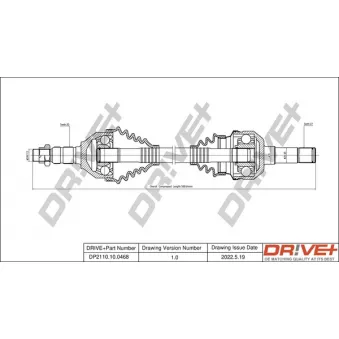 Arbre de transmission Dr!ve+ DP2110.10.0468