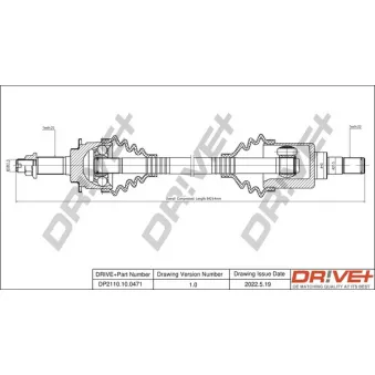 Arbre de transmission Dr!ve+