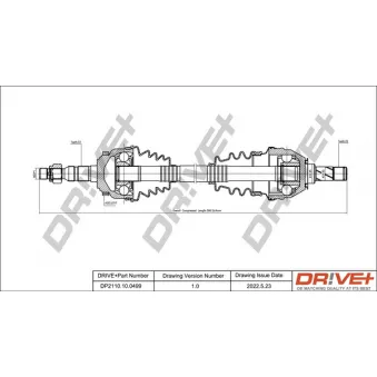 Arbre de transmission Dr!ve+