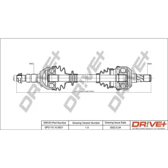 Arbre de transmission Dr!ve+