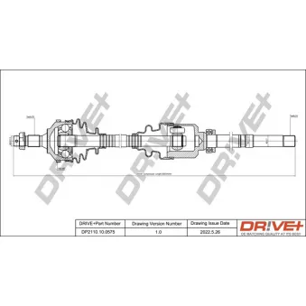 Arbre de transmission Dr!ve+