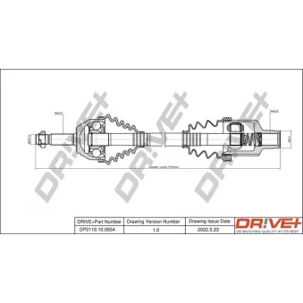 Arbre de transmission Dr!ve+ DP2110.10.0654