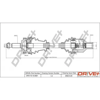 Arbre de transmission Dr!ve+