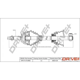 Arbre de transmission Dr!ve+ DP2110.10.0663