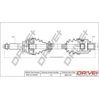 Arbre de transmission Dr!ve+
