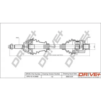 Arbre de transmission Dr!ve+ DP2110.10.0682