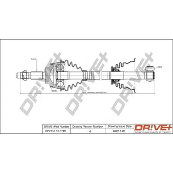 Arbre de transmission Dr!ve+ DP2110.10.0719