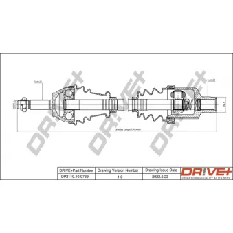 Arbre de transmission Dr!ve+ DP2110.10.0739