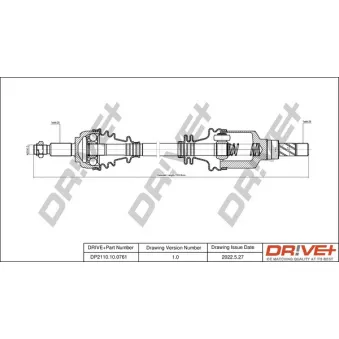 Arbre de transmission Dr!ve+