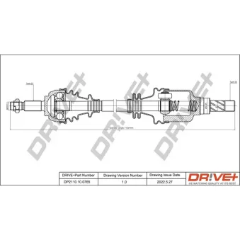 Arbre de transmission Dr!ve+