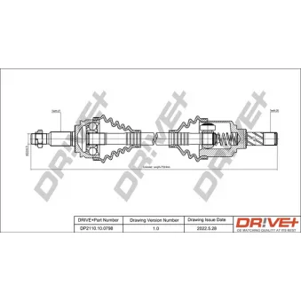 Arbre de transmission Dr!ve+