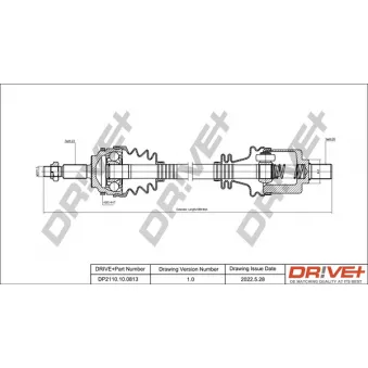 Arbre de transmission Dr!ve+ DP2110.10.0813