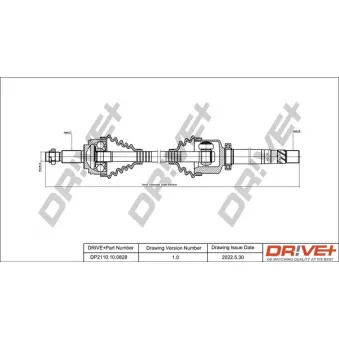 Arbre de transmission Dr!ve+