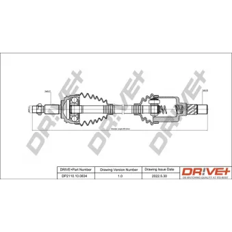 Arbre de transmission Dr!ve+