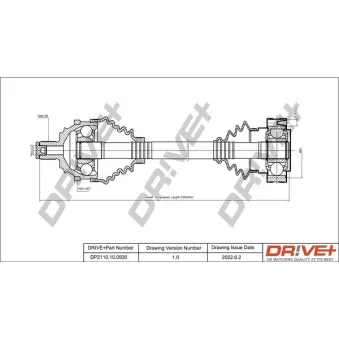 Arbre de transmission Dr!ve+ DP2110.10.0930